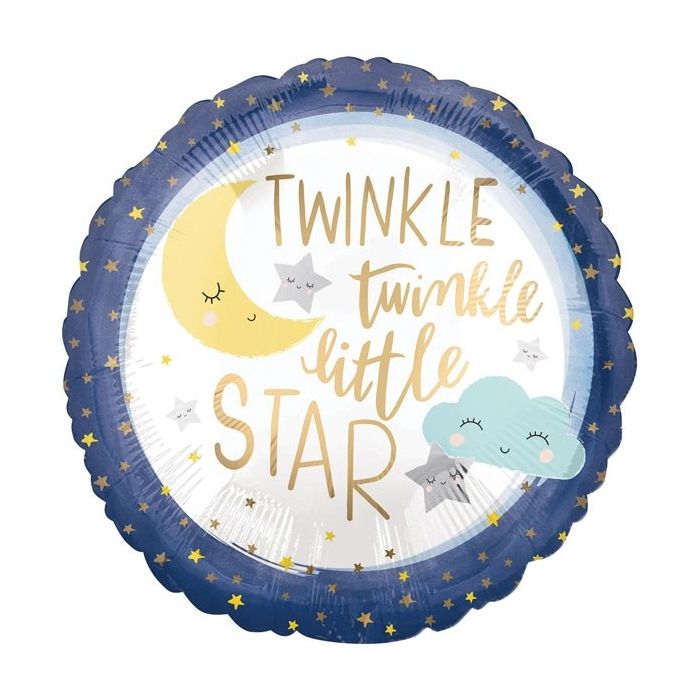 Folieballon Twinkle Little Star (45cm) 