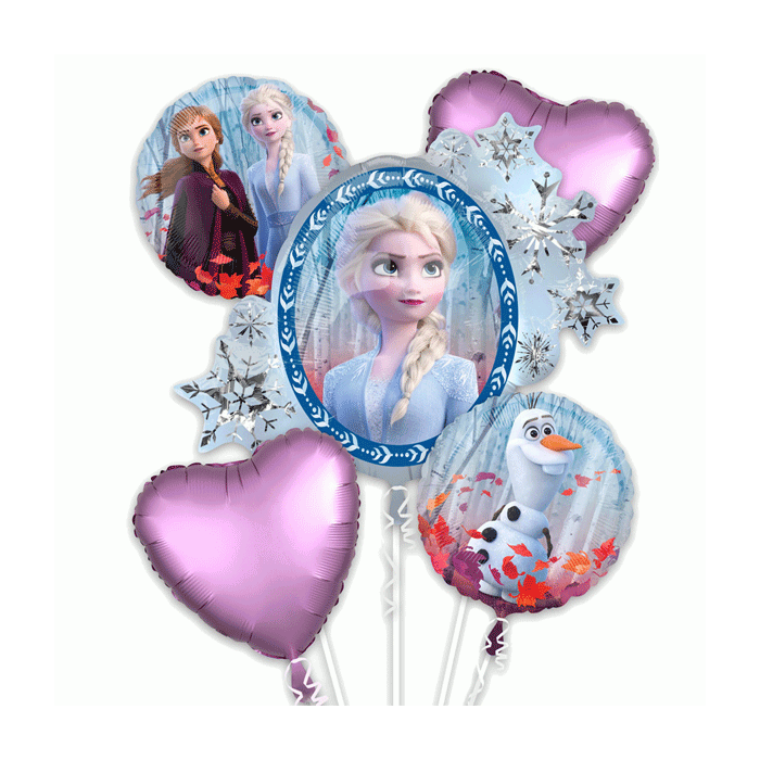 Folieballon Boeket Frozen 2 (5st)
