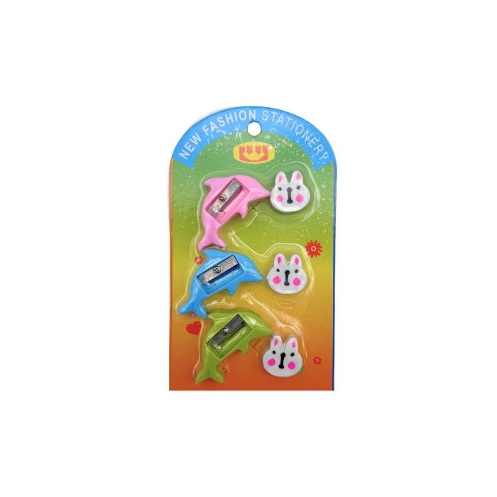 Dolfijn Puntenslijpers en Konijn Gummen