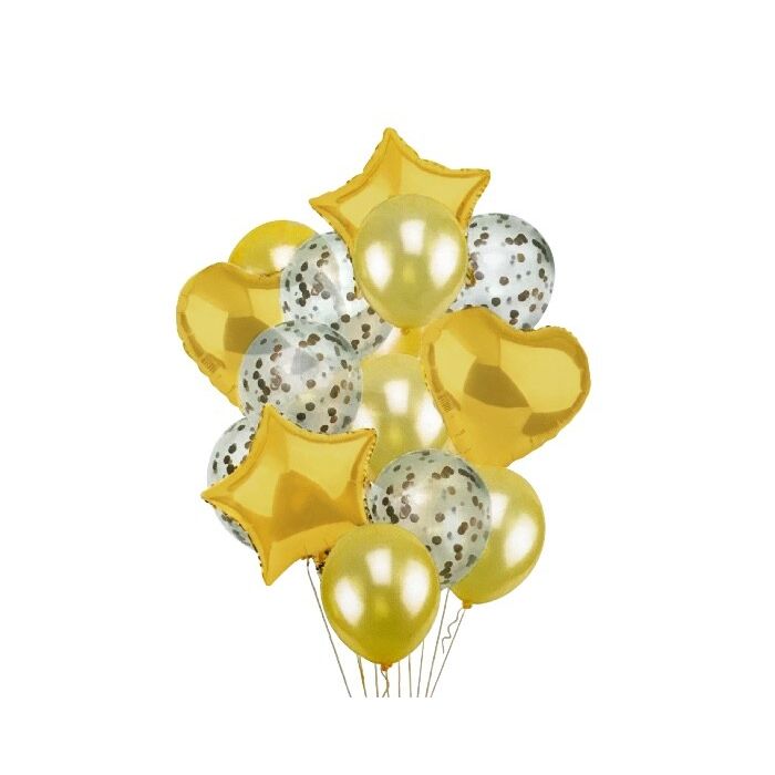 Ballonnentros Set Goud 