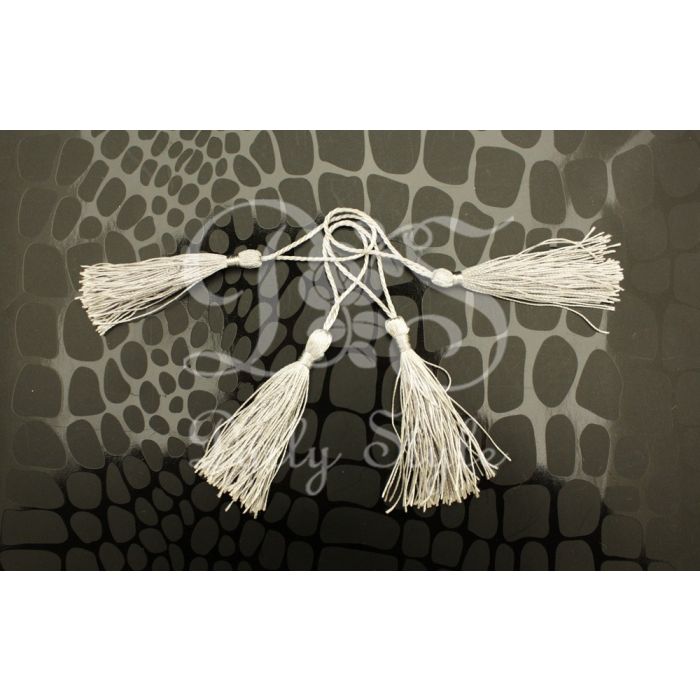 Decoratie Kwastjes Zilver
