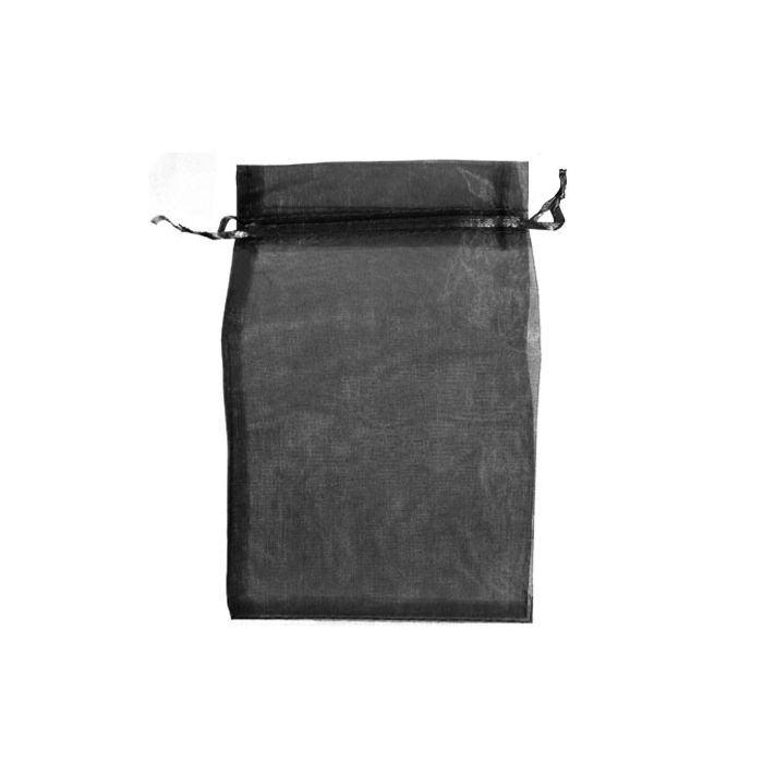 Organzazak L 13x19cm Zwart