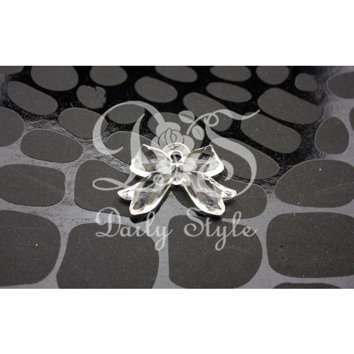 Acryllen Strikje Wit