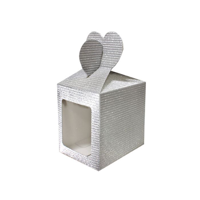 Vouwdoosje Glitter Zilver