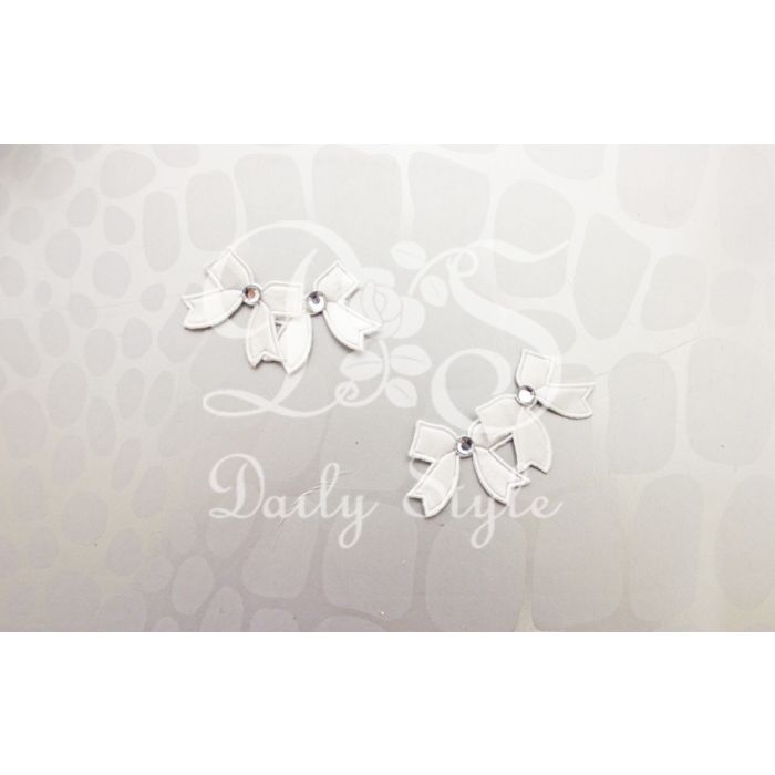 Deco Stoffen Strikje Wit