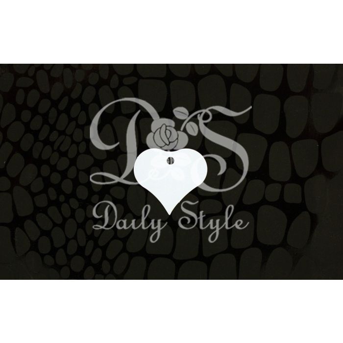 Bedankkaartje Hart Wit