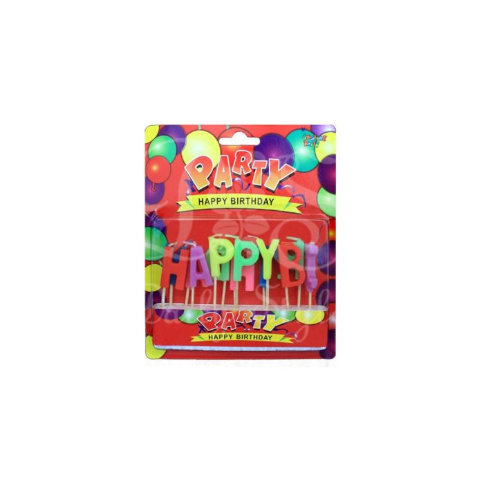 Kaars Happy Birthday
