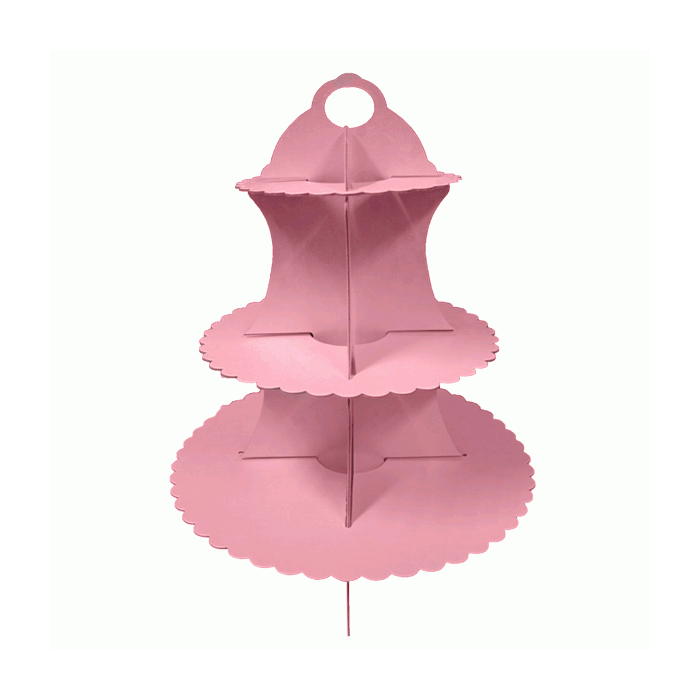 Kartonnen Etagère Roze