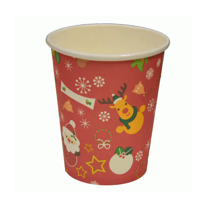 Kartonnen Kerst Bekertjes (10st)