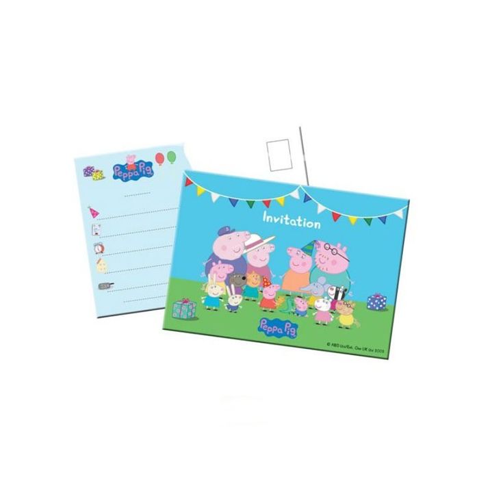 Uitnodiging Peppa Pig