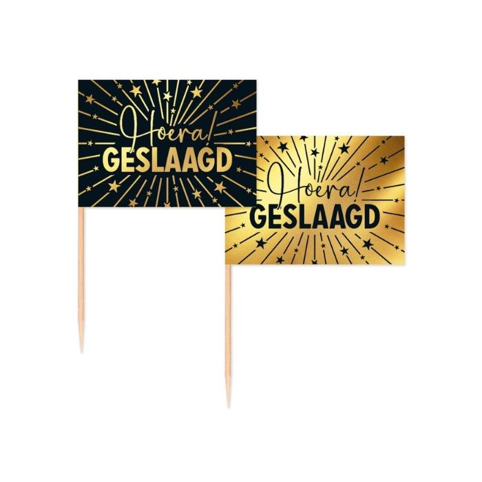 Vlagprikkers Hoera Geslaagd