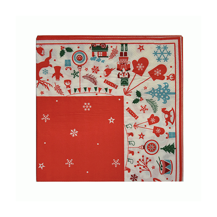 Servetten Kerstfiguren (20st)