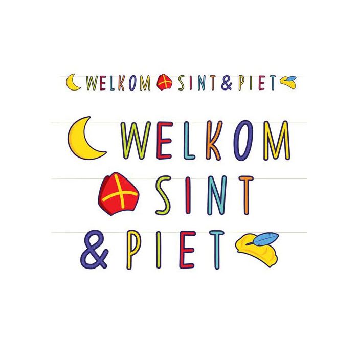 Letterslinger Welkom Sint & Piet