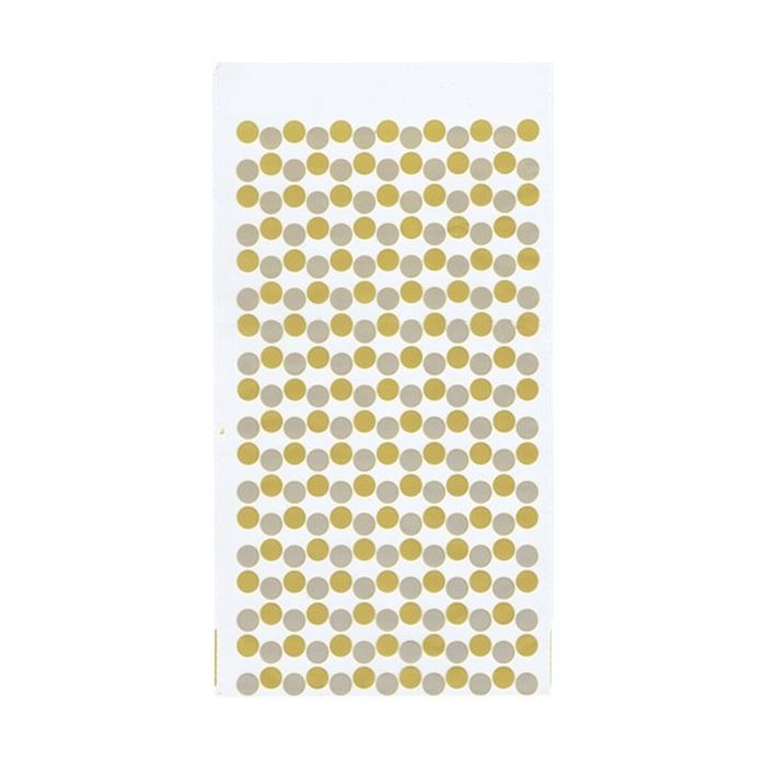 Uitdeelzakjes Cellofaan Dots Goud (12st)