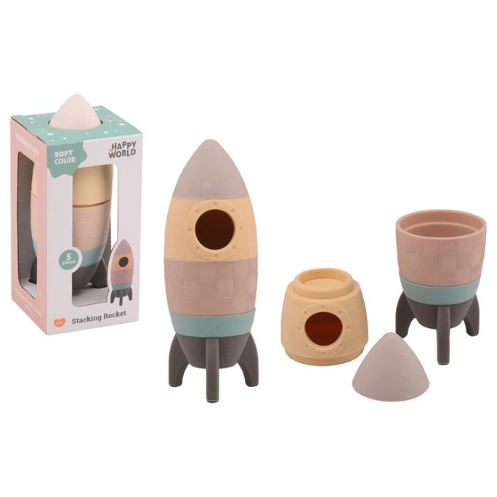 Happy World Siliconen Stapel Raket