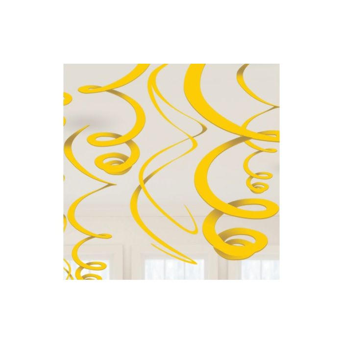 Deco Swirls Geel