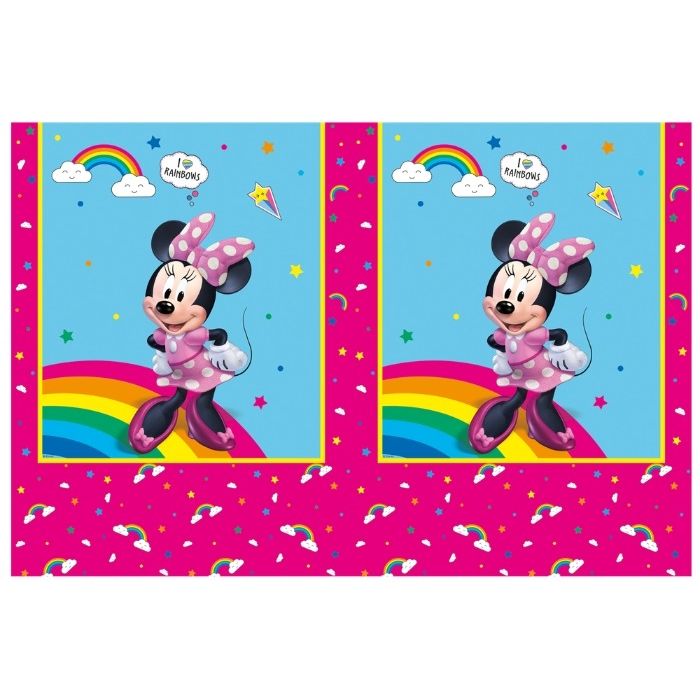 Tafelkleed Minnie Mouse Rainbow