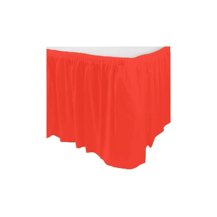 Tafelrok Rood Plastic