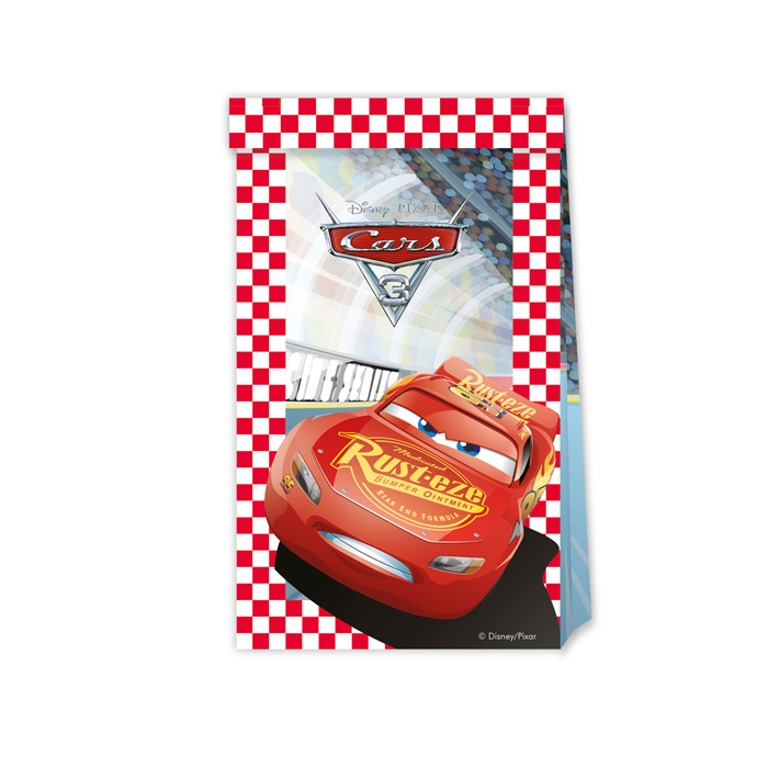 Papieren uitdeelzakjes Cars