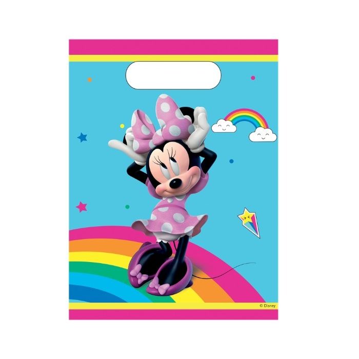 Plastic Uitdeelzakjes Minnie Mouse