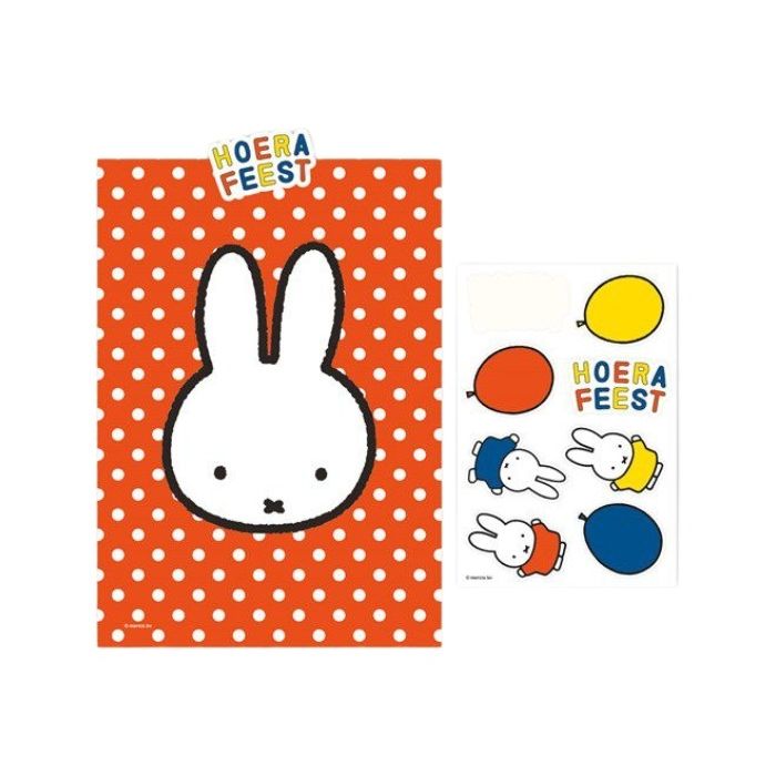 Uitdeelzakjes Nijntje met stickers