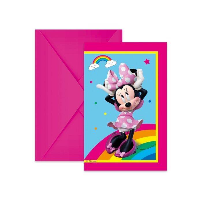 Uitnodigingen Minnie Mouse