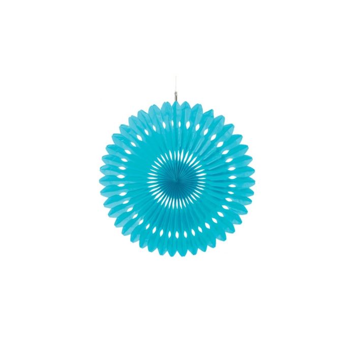 Deco Waaier XL Blauw 2st