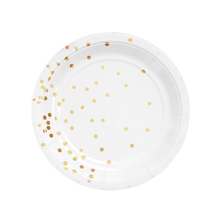 Borden 'Gold Dots' Wit (10st)