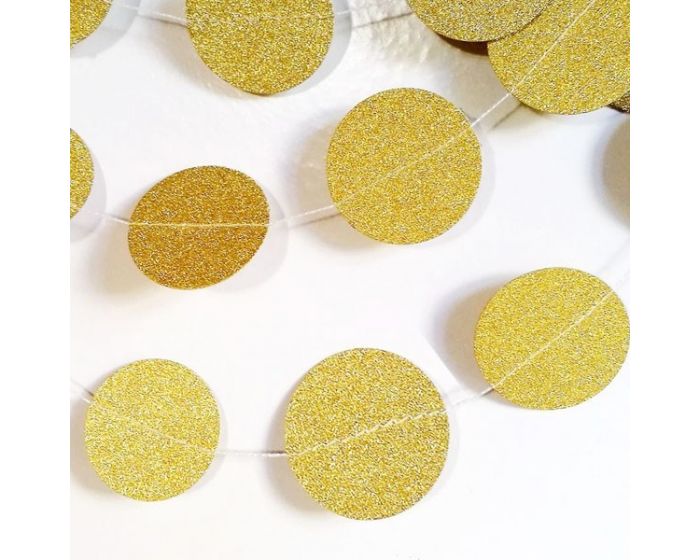 zien Rusteloos Kan worden genegeerd confetti slinger glitter goud | Daily Style