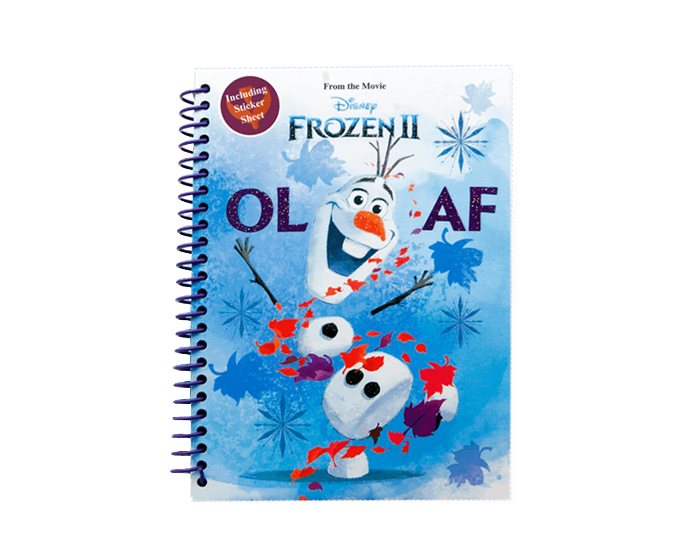 Voorvoegsel Opstand Bruidegom Notitieboek + Stickers Olaf Frozen 2 | Daily Style