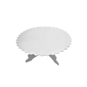 Taartdisplay Relief Zilver