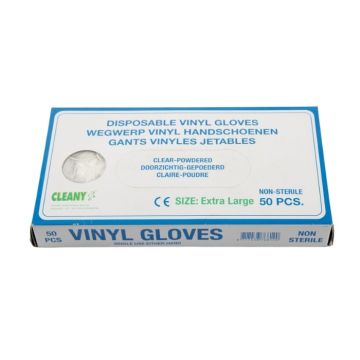Handschoen Vinyl L 50 stuks