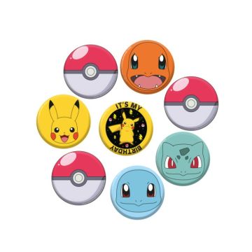 Badges Pokemon (8st) 
