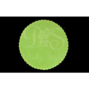 Tule Rondjes Kaal Ø24cm Groen