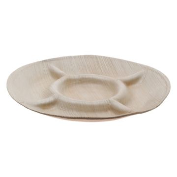 Serveerschaal 5-vaks Palmblad