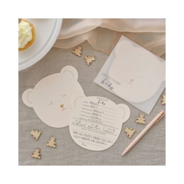 Advieskaarten Teddy Beer Ginger Ray (10st)