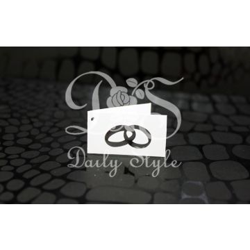 Bedankkaartje Ringen Zilver