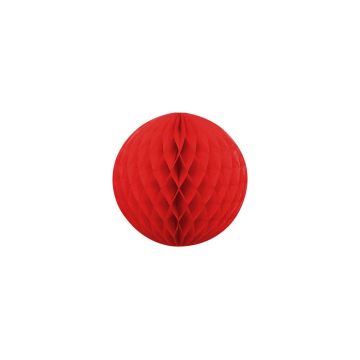Honeycombbal ø20cm rood