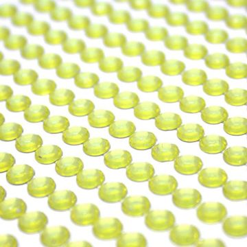 Strass Stickers Geel