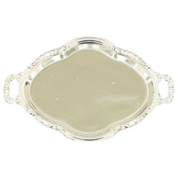 Mini Dienbladen Ovaal Zilver