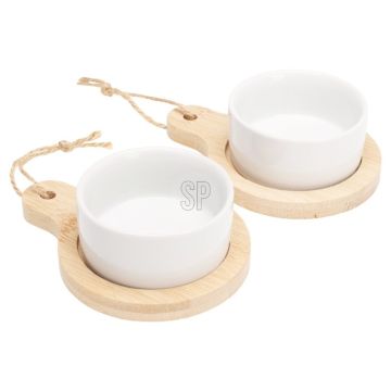 Serveerset Plank en Schaal