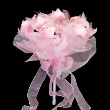 Bruidsmeisjesboeket Roze