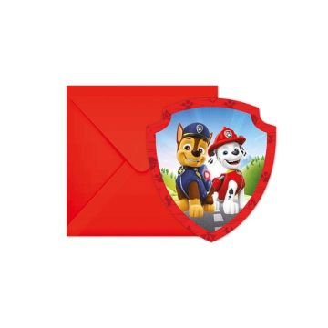 Uitnodigingen Paw Patrol