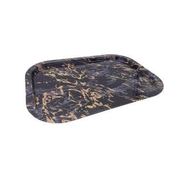 Dienblad Rechthoek Marmer Zwart (40x29cm)