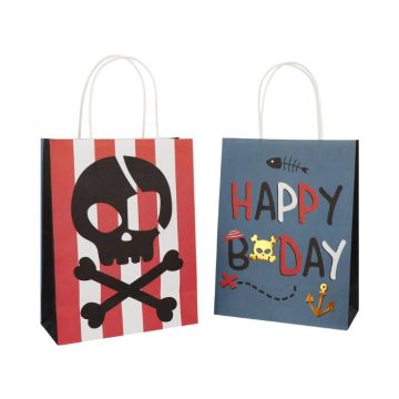 Cadeautasjes Pirate Party - 20x27cm - 6 stuks
