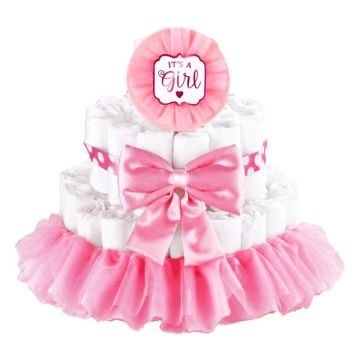 Luiertaart Kit 'It's a Girl'