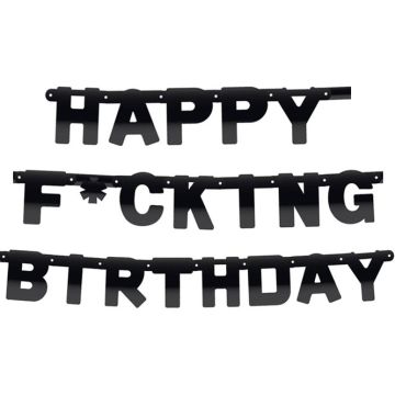 Letterslinger 'Happy F*cking Birthday'