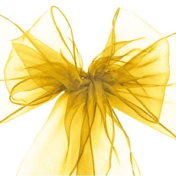 Stoel Sjerp Organza Goud