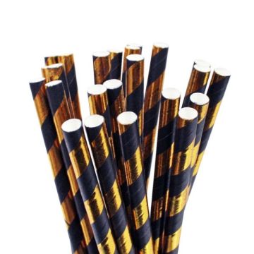 Rietje 'GoldGloss' Zwart