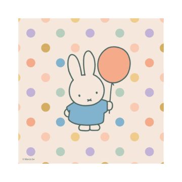 Servetten Nijntje Pastel - 33cm - 20 stuks